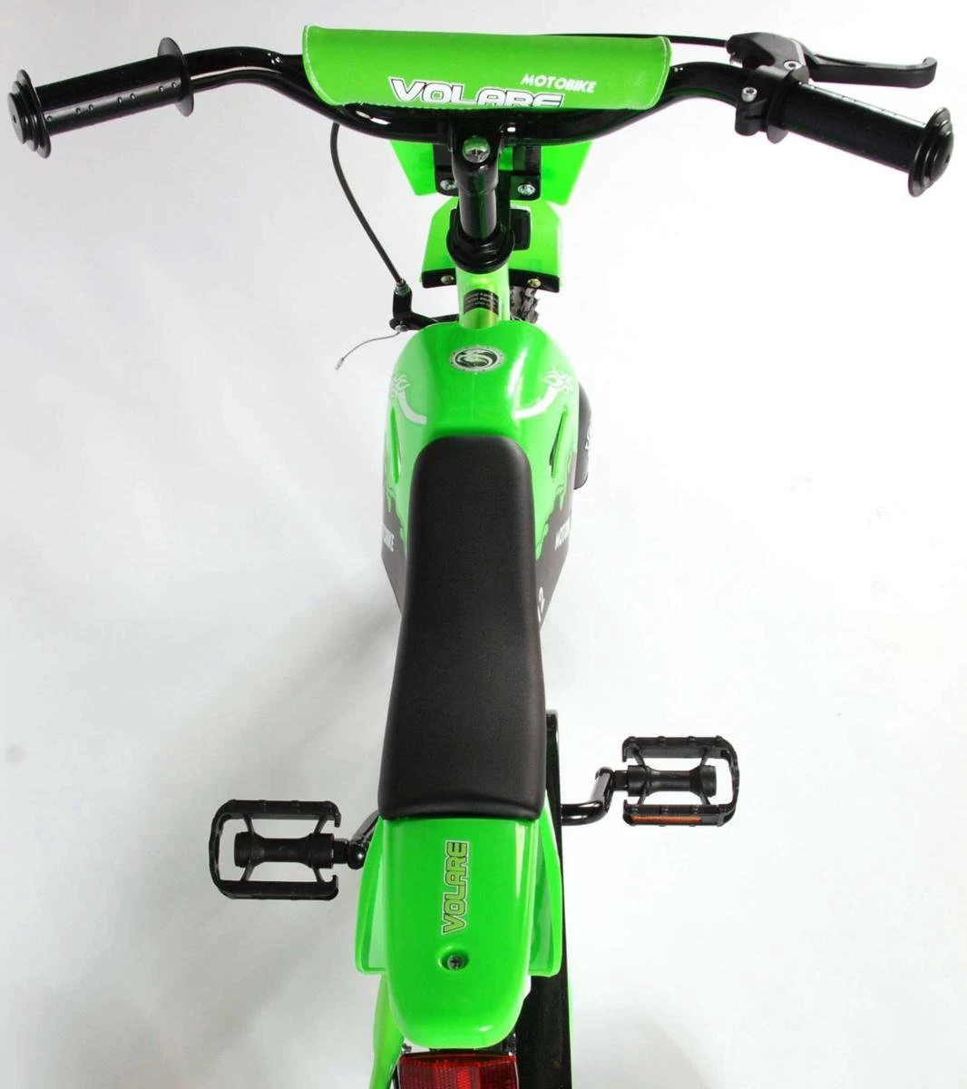 Volare Motobike Kinderfiets - Jongens - 12 Inch - Groen - 95% Afgemonteerd - Afbeelding 3