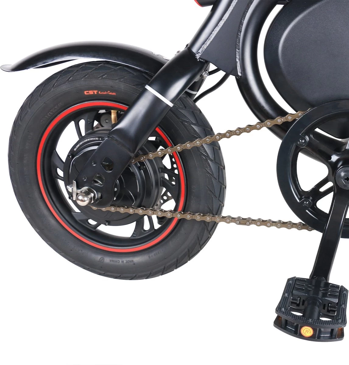 Merkloos Windgoo - B3 Pro V2 - Elektrische Long-Range E-Bike Met Trappers - E-bike - 25Km / H - Zwart - Afbeelding 7