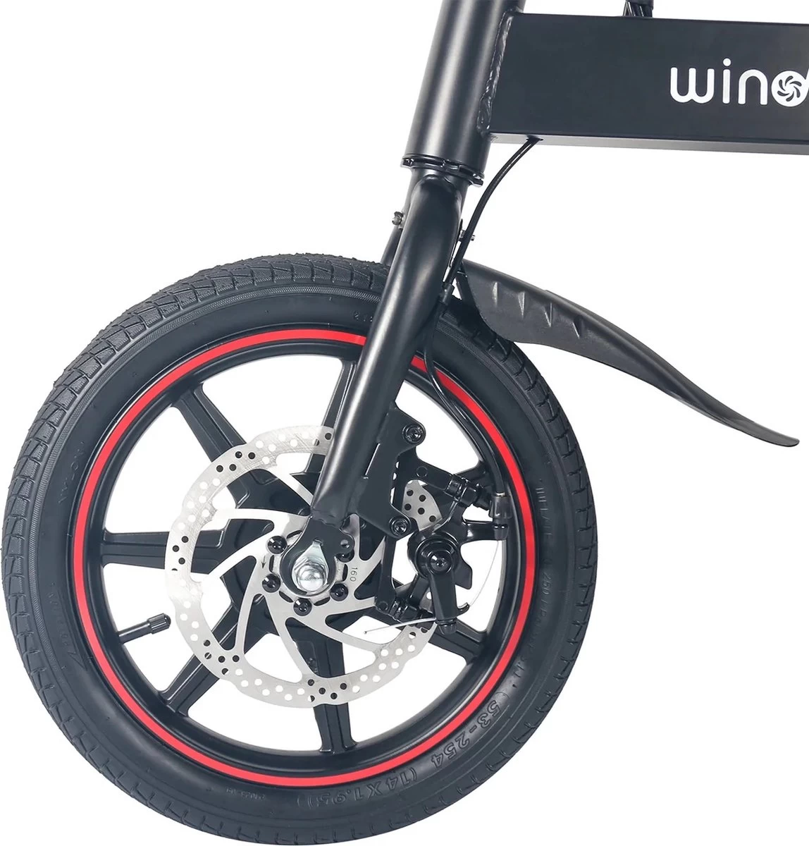Merkloos Windgoo B20 V3- APP IOS Android - Elektrische Vouwfiets - E Bike - 7.8Ah Batterij - 250W - 14 Inch - 25 KM/H - Zwart - Afbeelding 7