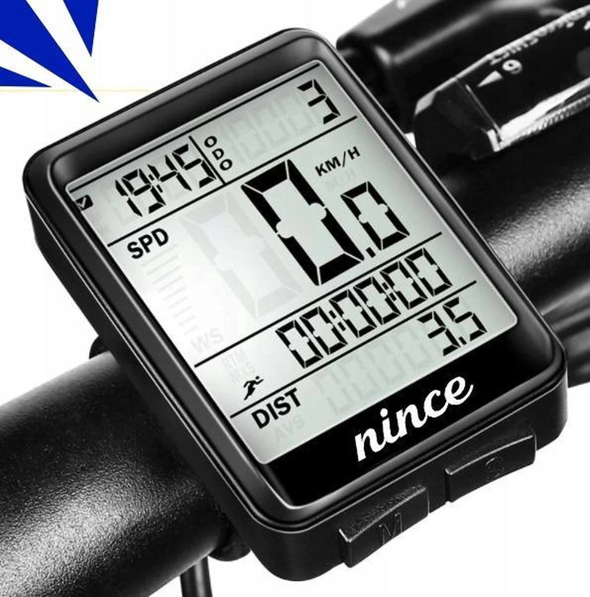 Nince Draadloze Fietscomputer Van Hoge Kwaliteit 2022 Model - Fiets Computer Draadloos Waterdicht - Afbeelding 2