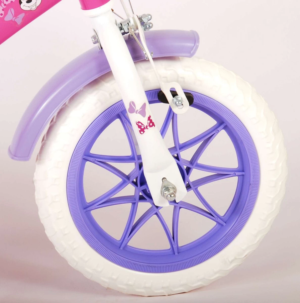 Disney Minnie Cutest Ever! Kinderfiets - Meiden - 12 Inch - Roze - Doortrapper - Afbeelding 17