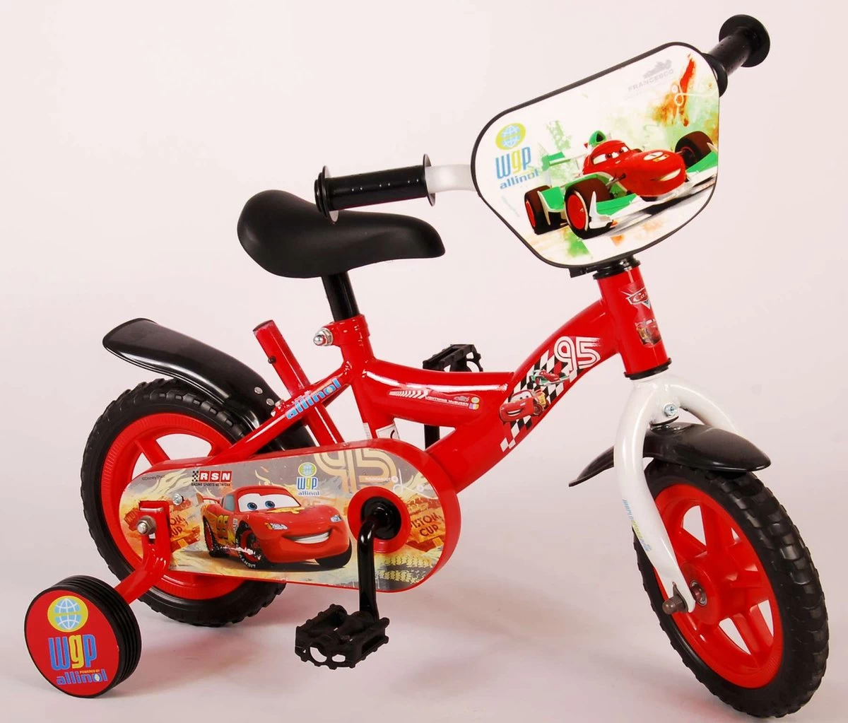 Disney Cars Kinderfiets - Jongens - 10 Inch - Rood - Doortrapper - Afbeelding 13