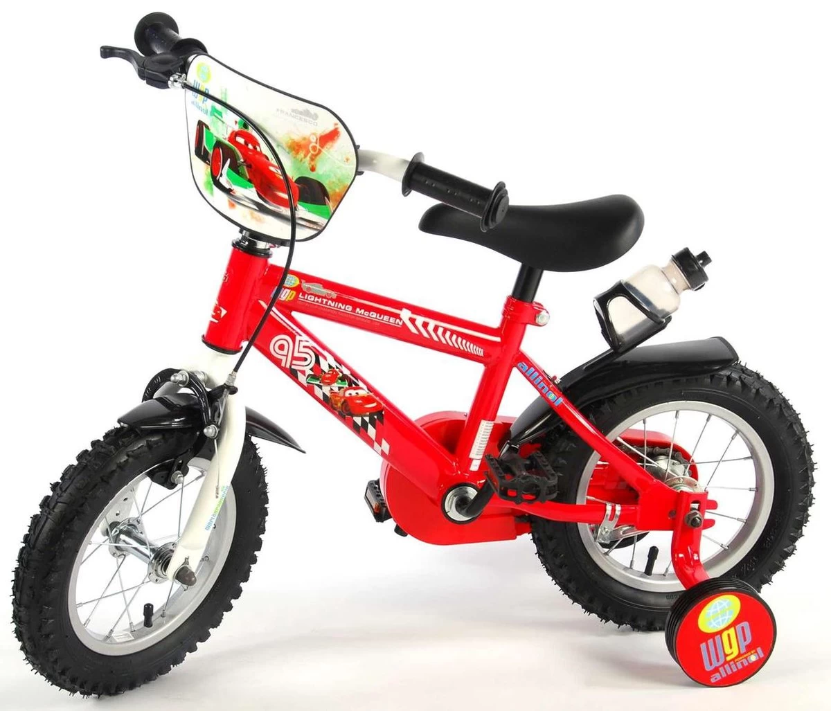 Volare Disney Cars Kinderfiets - Jongens - 12 Inch - Rood - Afbeelding 11