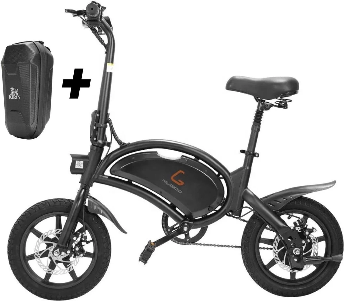 Matrix E Bike - Kugoo B2 Pro - Elektrische Opvouwbare Fiets/step 14 Inch 400W - Met Trappers - Snelheid Max. 45 Km/u - Afbeelding 17