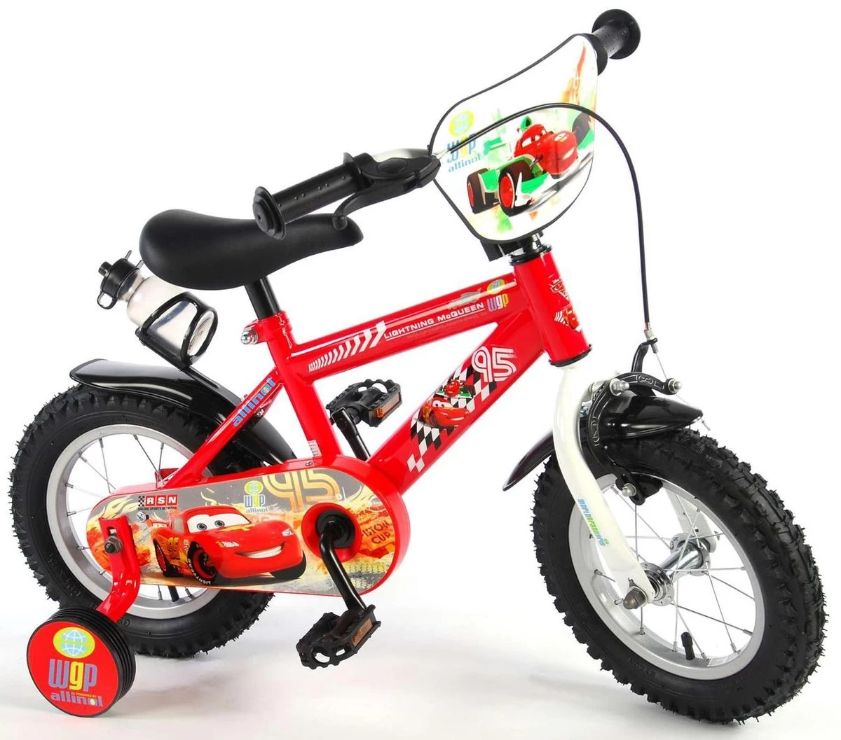 Volare Disney Cars Kinderfiets - Jongens - 12 Inch - Rood - Afbeelding 13