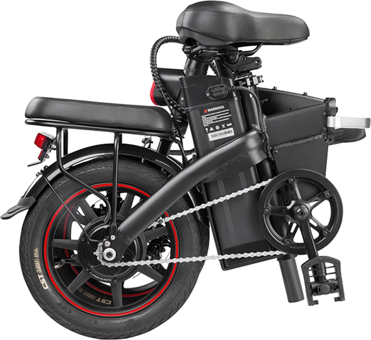 F-Wheel DYU A5 - Elektrische Vouwfiets - E Bike - 14 Inch - 7.5 Ah - 25km/u - Zwart - Afbeelding 11