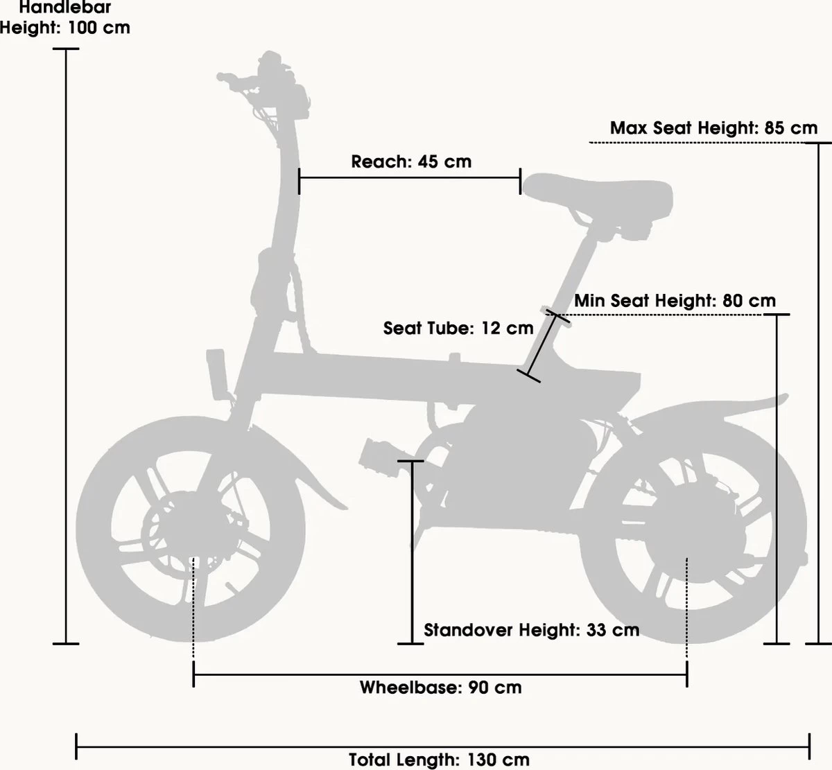 Merkloos Windgoo B20 V3- APP IOS Android - Elektrische Vouwfiets - E Bike - 7.8Ah Batterij - 250W - 14 Inch - 25 KM/H - Zwart - Afbeelding 8