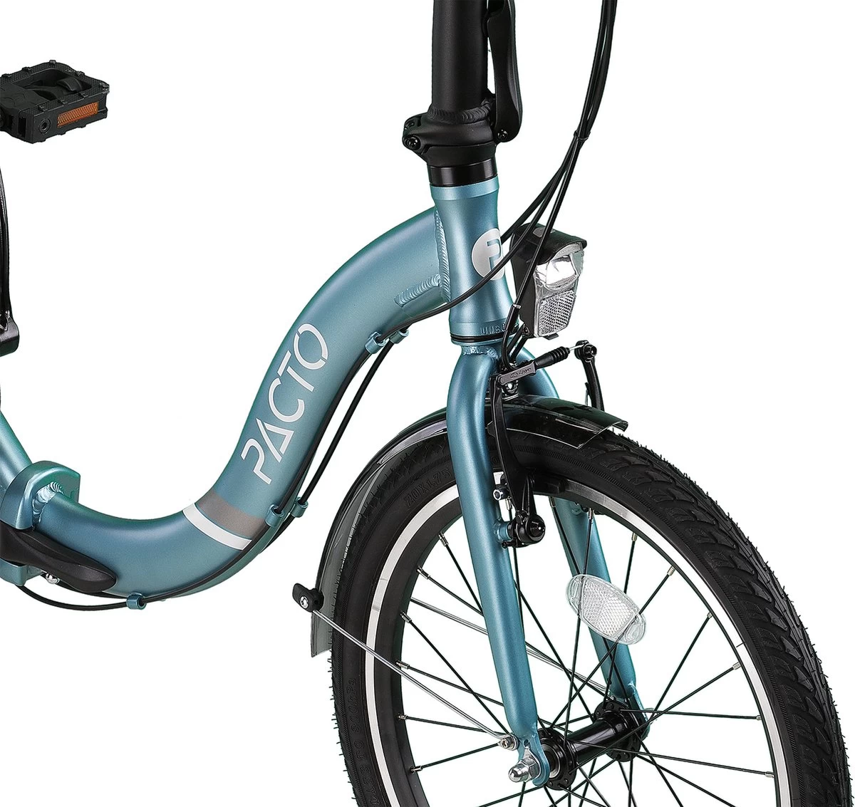 PACTO SEVEN FOLDING BIKE PATROL BLUE 3v VOUWFIETS PLOOIFIETS - Afbeelding 6