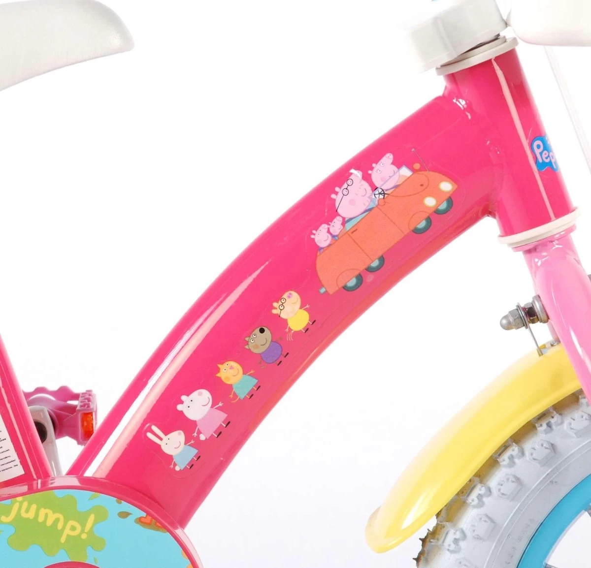 Volare Peppa Pig Kinderfiets - Meisjes - 12 Inch - Roze - Afbeelding 4