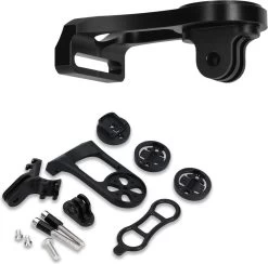 Kwmobile Houder Voor Garmin Edge / Bryton Rider / CatEye - Fietshouder Voor Navigatiesysteem - Stuurhouder In Zwart
