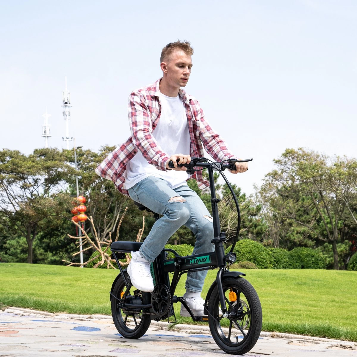 Hitway BK5 - Elektrische Fiets - E-Bike Opvouwbaar - 8,4Ah Accu- 2023 Model - Afbeelding 6