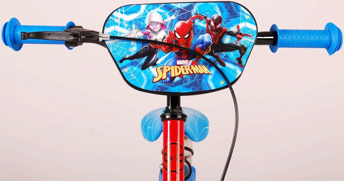 Marvel Spider-Man Kinderfiets - Jongens - 16 Inch - Blauw/Rood - Afbeelding 6