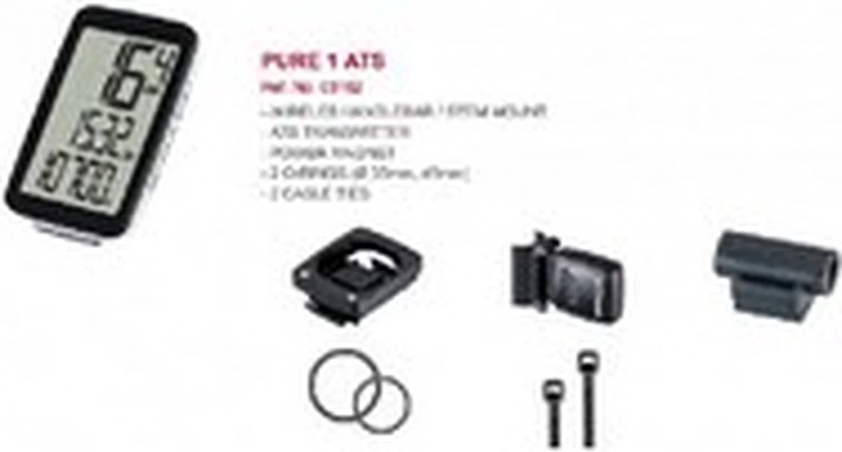 Sigma Fietscomputer Pure 1 ATS - Draadloos - Zwart/Wit - Afbeelding 11