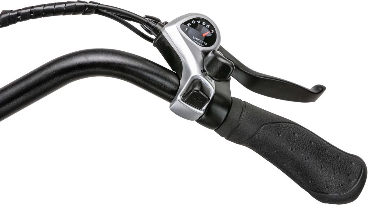 Red6 Elektrische Fiets Brooklyn - E-bike Fiets - 40-65KM | 28 Inch | 250W Motor | Zwart - Afbeelding 2