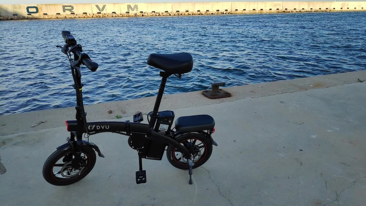 F-Wheel DYU A5 - Elektrische Vouwfiets - E Bike - 14 Inch - 7.5 Ah - 25km/u - Zwart - Afbeelding 17