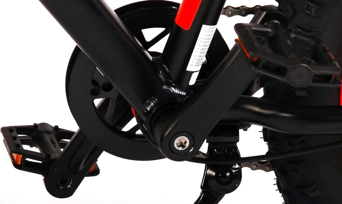 Volare Gradient Kinderfiets – Jongens – 20 Inch – Zwart Oranje Rood – 6 Speed – Prime Collection - Afbeelding 14