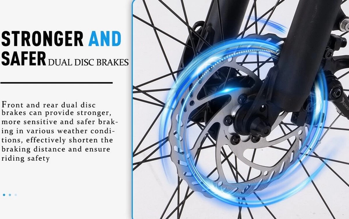 HITWAY 26" Elektrische Mountainbike, 35-70KM Power Assist-fietsen Voor Mannen En Vrouwen, 48V/7,5Ah/250W Krachtige E-bike - Afbeelding 5