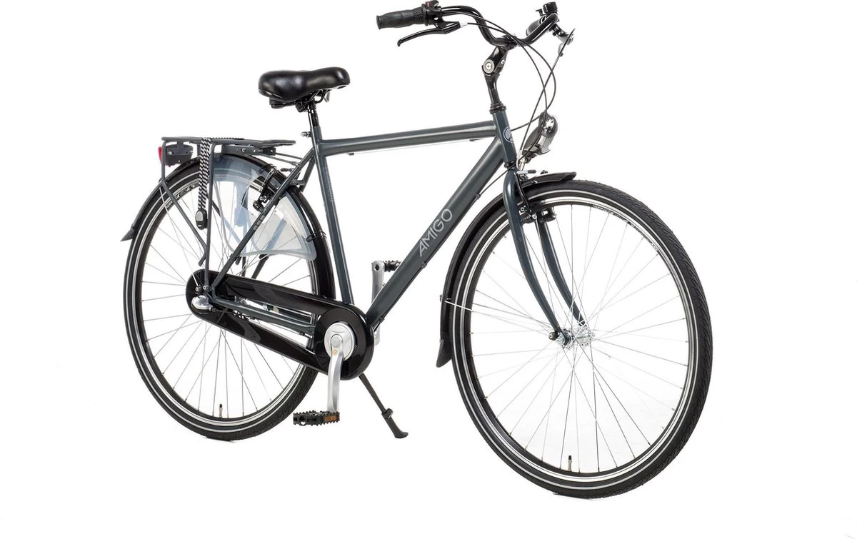 Amigo Bright - Herenfiets 28 Inch - Fiets Met 3 Versnellingen - Antraciet - Afbeelding 5
