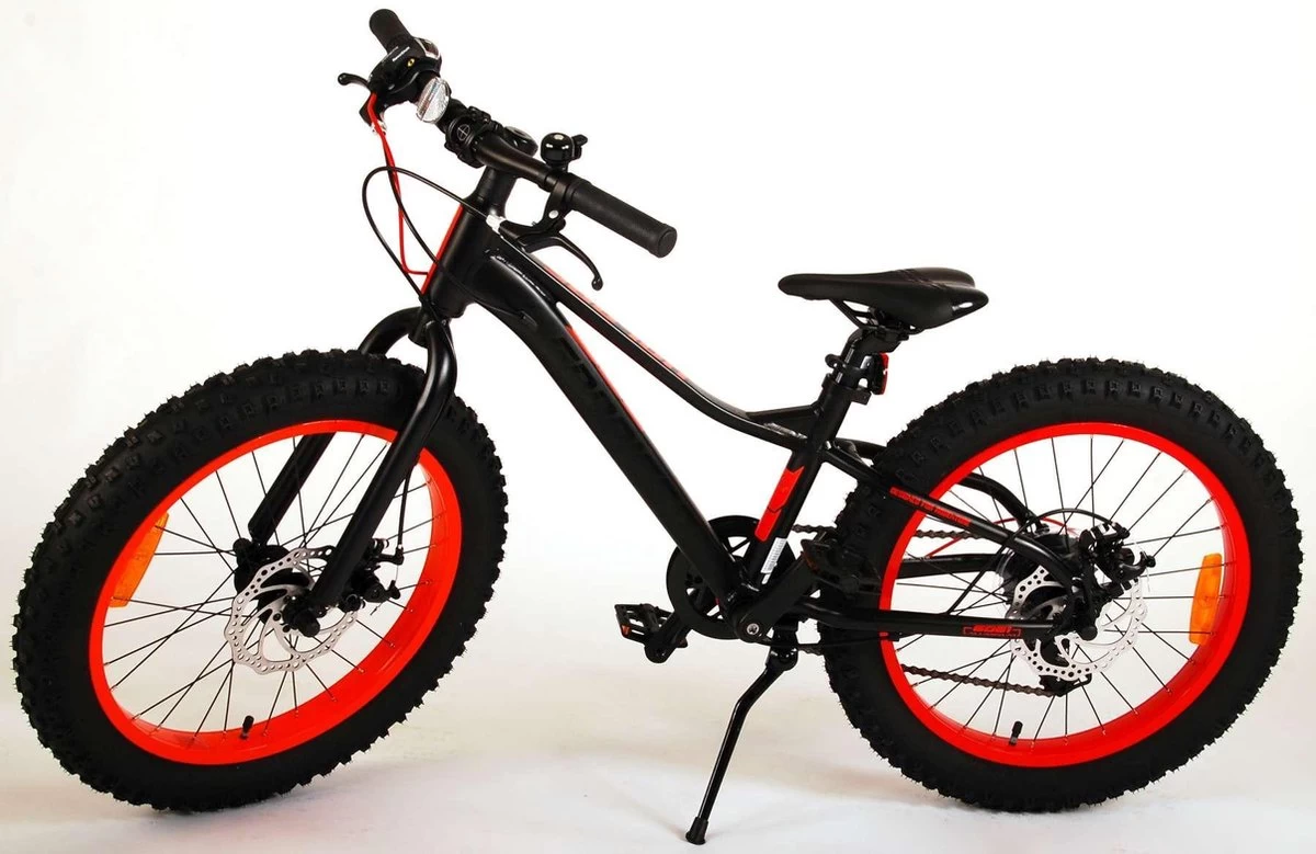 Volare Gradient Kinderfiets – Jongens – 20 Inch – Zwart Oranje Rood – 6 Speed – Prime Collection - Afbeelding 13