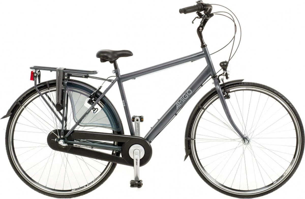 Amigo Bright - Herenfiets 28 Inch - Fiets Met 3 Versnellingen - Antraciet - Afbeelding 12