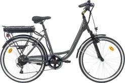 Villette Le Petit Bonheur Orus, Elektrische Damesfiets, 26 Inch, 6 Sp, Grijs