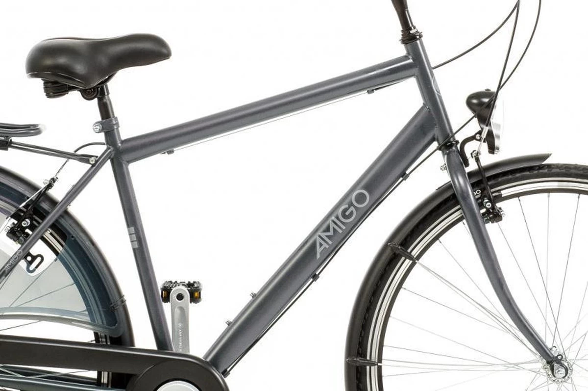 Amigo Bright - Herenfiets 28 Inch - Fiets Met 3 Versnellingen - Antraciet - Afbeelding 13