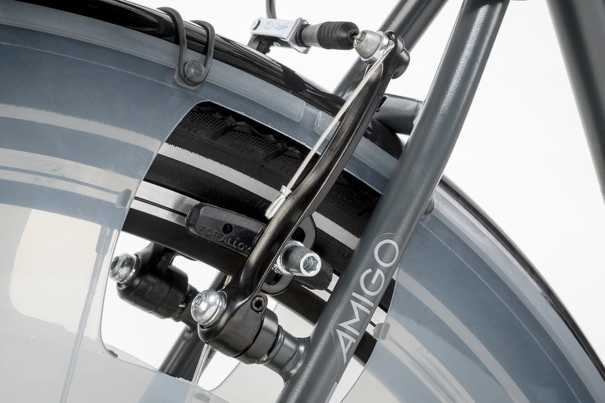 Amigo Bright - Herenfiets 28 Inch - Fiets Met 3 Versnellingen - Antraciet - Afbeelding 8