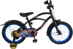 Volare Batman Kinderfiets - Jongens - 16 Inch - Zwart/Blauw - 95% Afgemonteerd