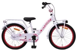 Amigo Sweetheart Meisjesfiets - Kinderfiets 20 Inch - Wit