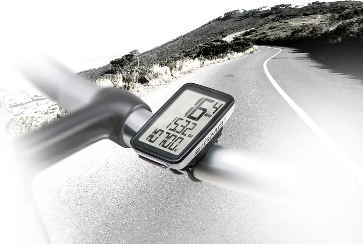Sigma Fietscomputer Pure 1 ATS - Draadloos - Zwart/Wit - Afbeelding 8