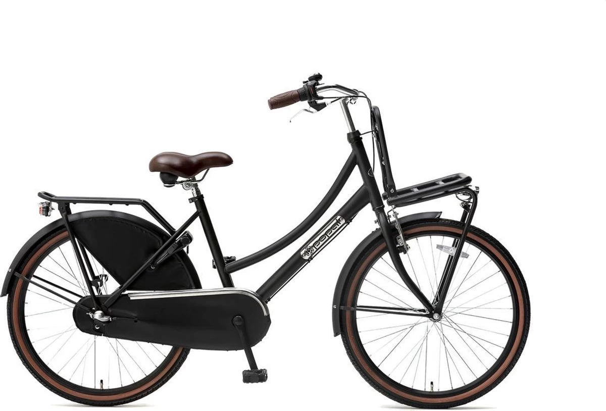 Popal Daily Dutch 24 Inch Basic Plus Mat Zwart - 3 Versnellingen - Afbeelding 2