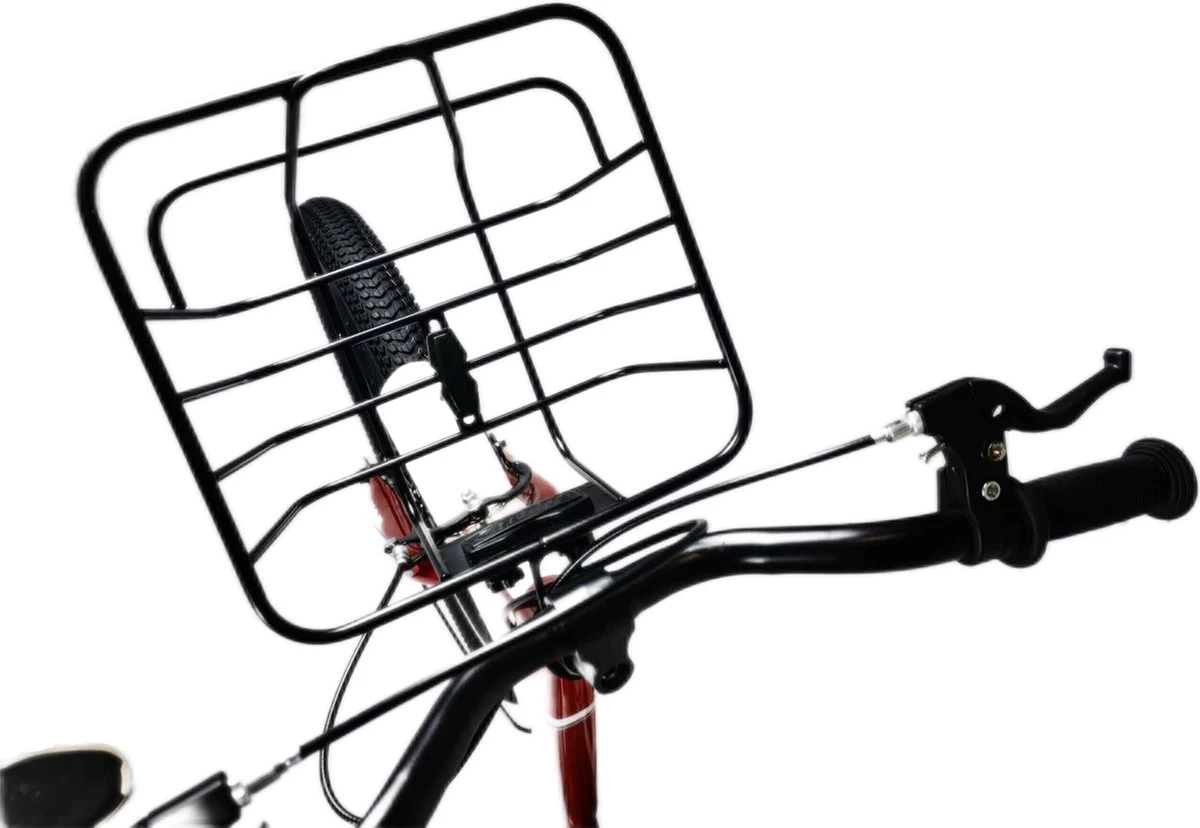 Kinderfiets -14 Inch Kinderfiets -vanaf 3-5 Jaar Jongens En Meisjes Fietsen -Terugtrap -Rem -Stabilisatoren(2 Zijwieltjes)-Mandje - Achterbank-de Bel-Roze - Afbeelding 7