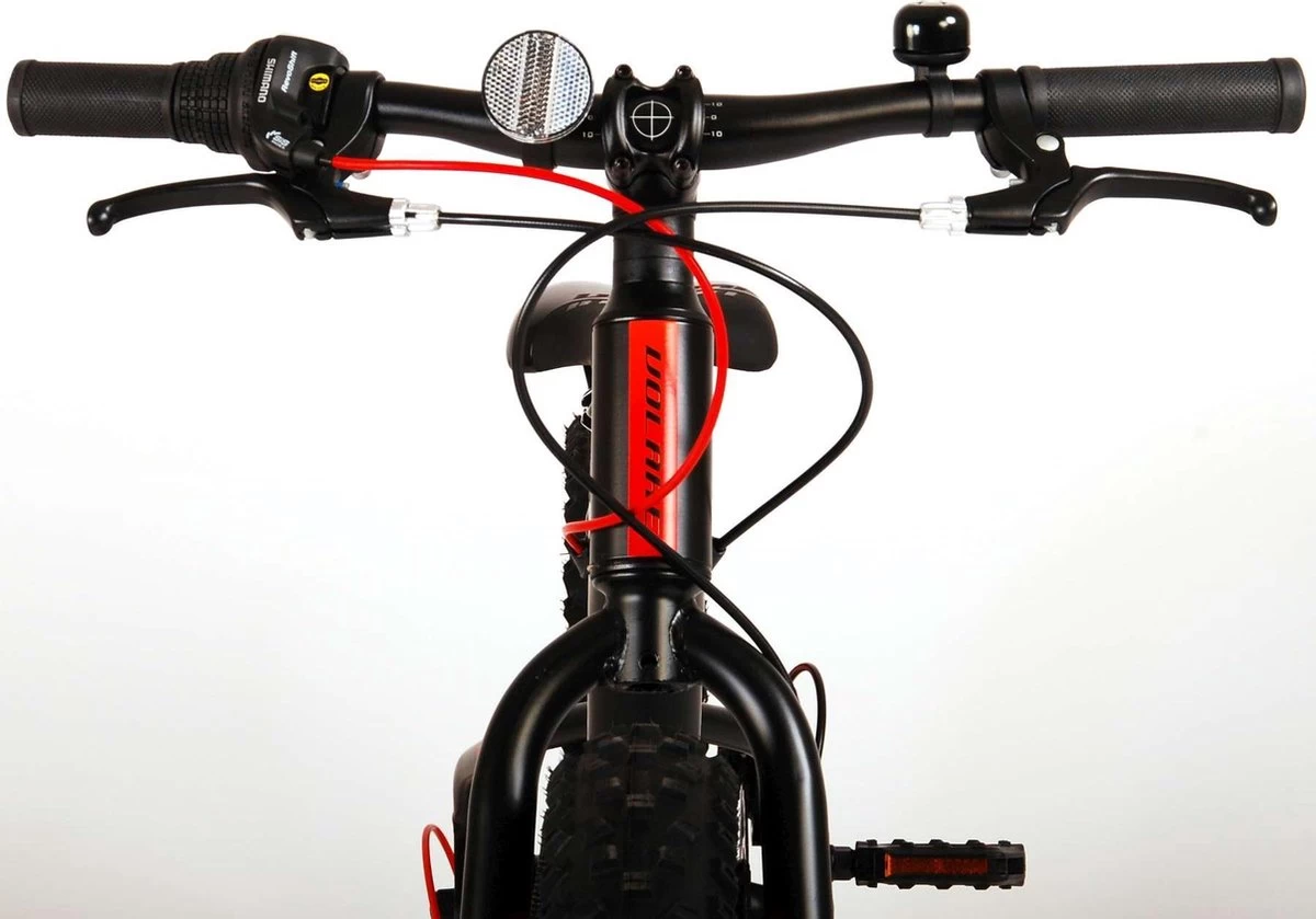 Volare Gradient Kinderfiets – Jongens – 20 Inch – Zwart Oranje Rood – 6 Speed – Prime Collection - Afbeelding 17