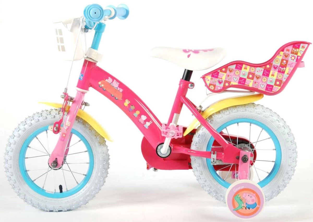 Volare Peppa Pig Kinderfiets - Meisjes - 12 Inch - Roze - Afbeelding 17