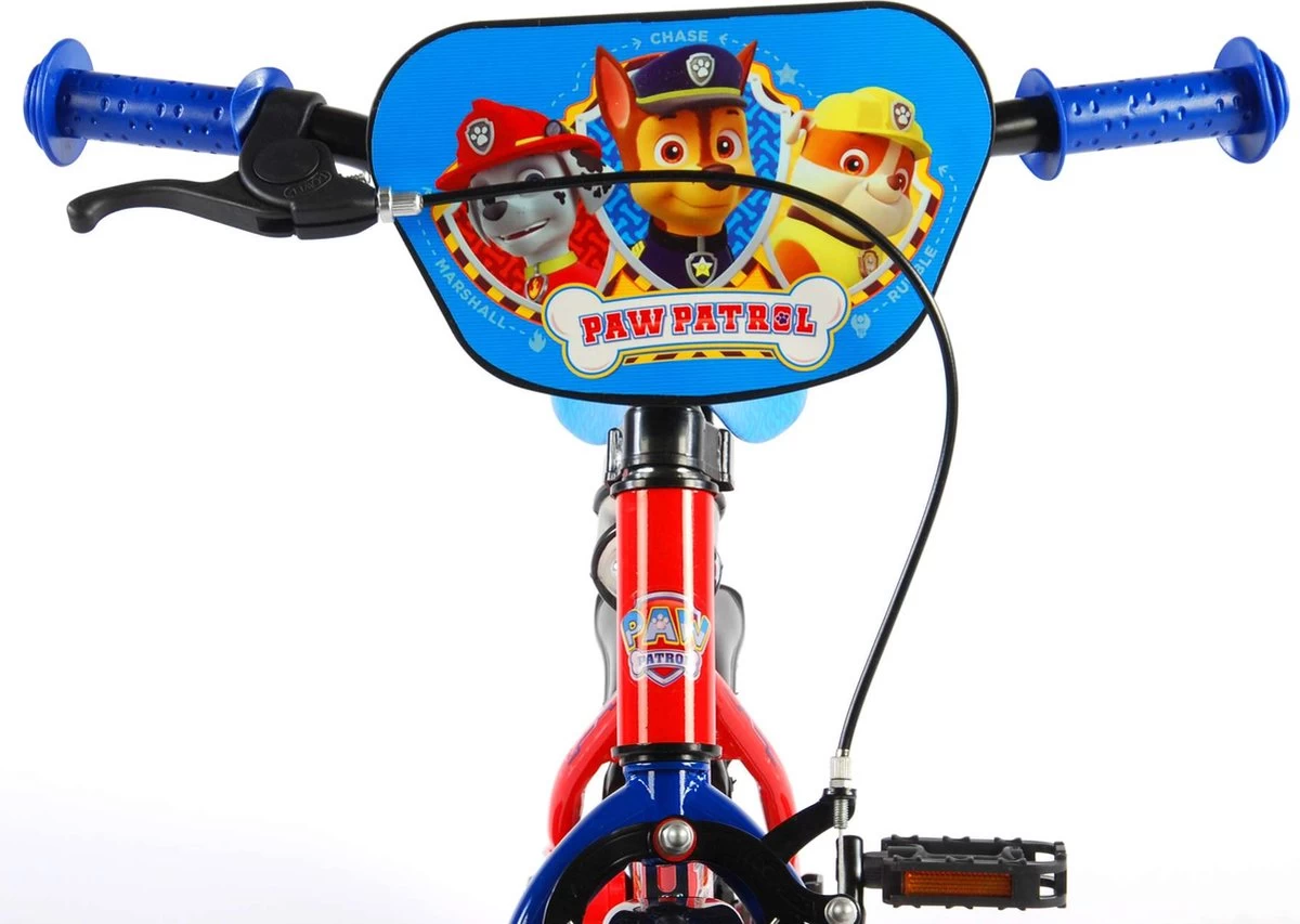 Volare Paw Patrol Kinderfiets - Jongens - 12 Inch - Rood/Blauw - Afbeelding 7