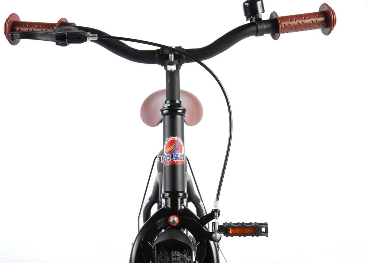 Volare Black Cruiser Kinderfiets - Jongens - 14 Inch - Zwart - 95% Afgemonteerd - Afbeelding 15