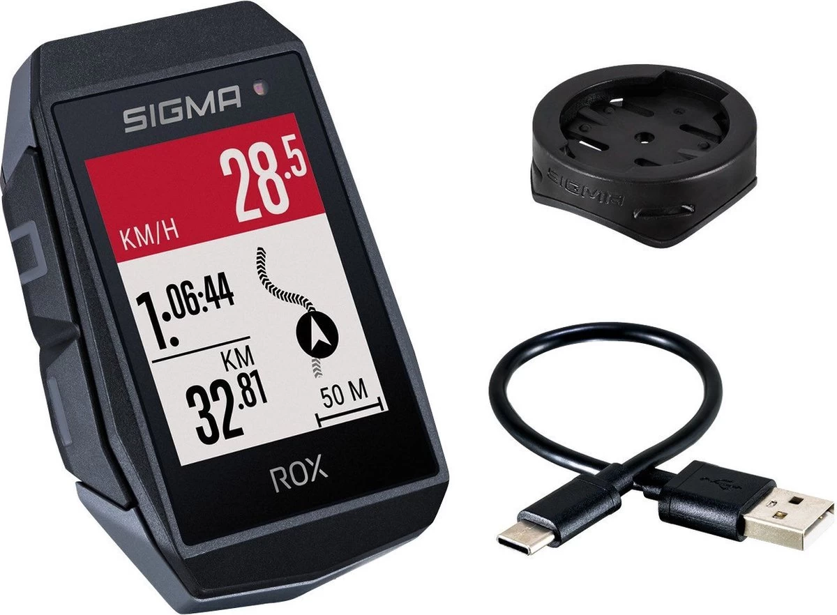 SIGMA SPORT ROX 11.1 EVO GPS Fietscomputer Incl. Stuurhouder, Zwart - Afbeelding 3