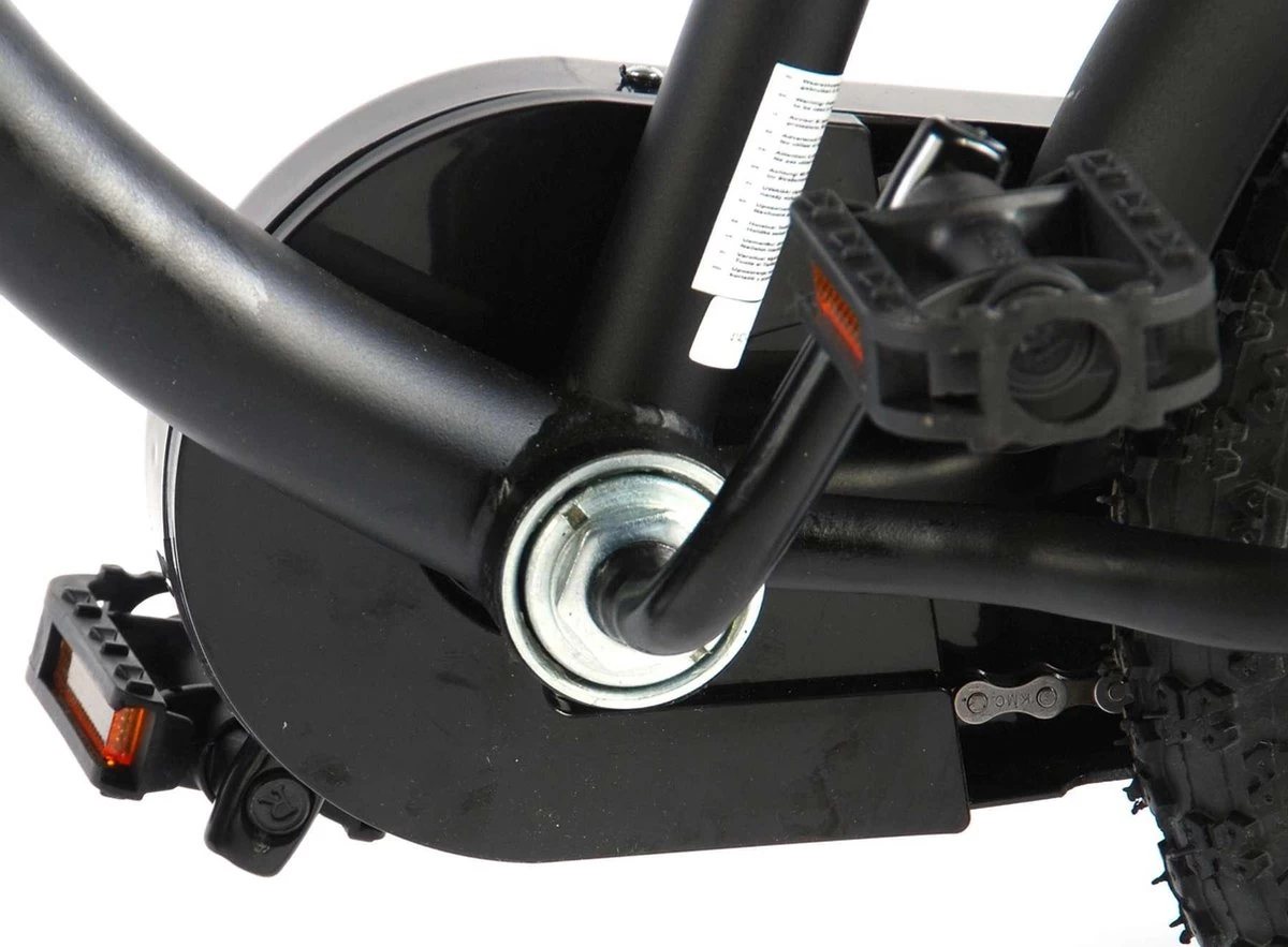 Volare Black Cruiser Kinderfiets - Jongens - 14 Inch - Zwart - 95% Afgemonteerd - Afbeelding 16