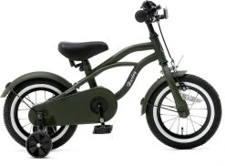 Nogan Harley - Kinderfiets - Jongensfiets - 12 Inch - Leger Groen