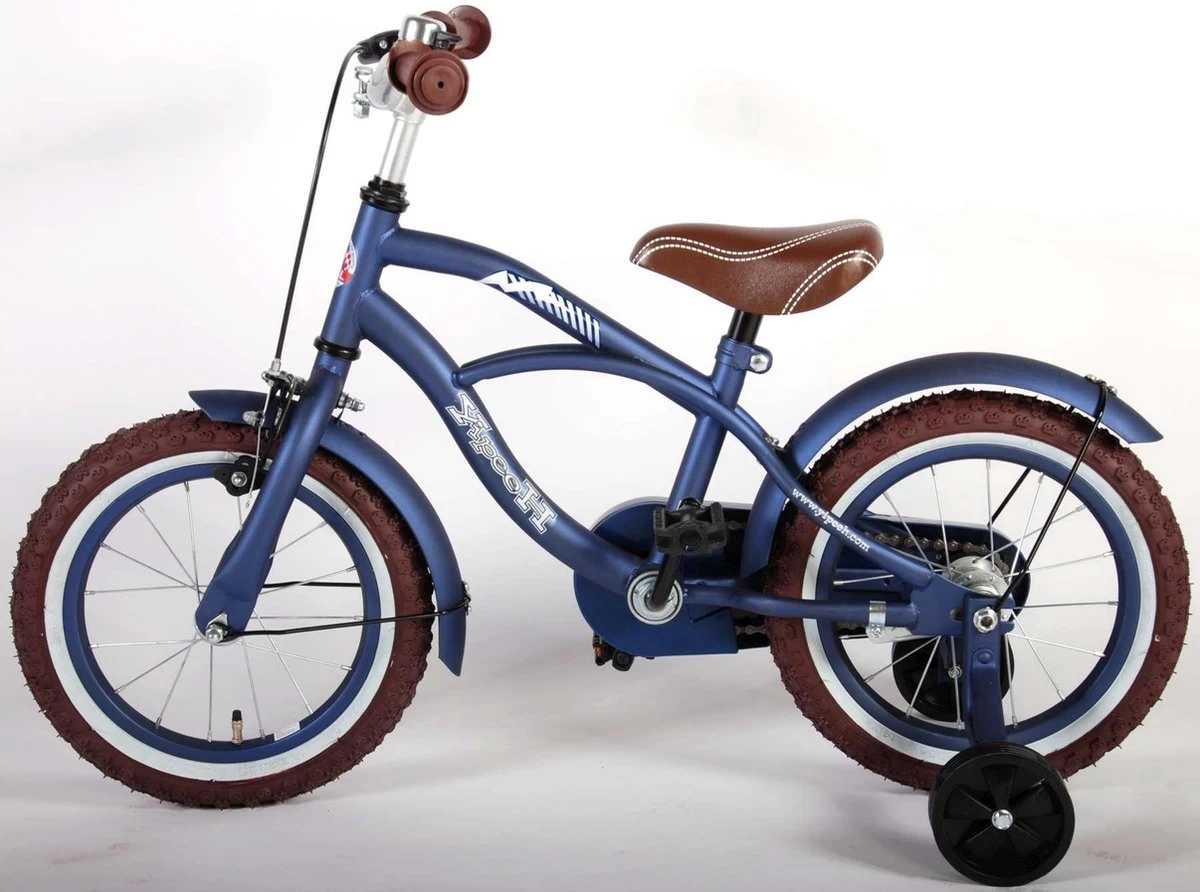 Volare Blue Cruiser Kinderfiets - Jongens - 14 Inch - Blauw - 95% Afgemonteerd - Afbeelding 3
