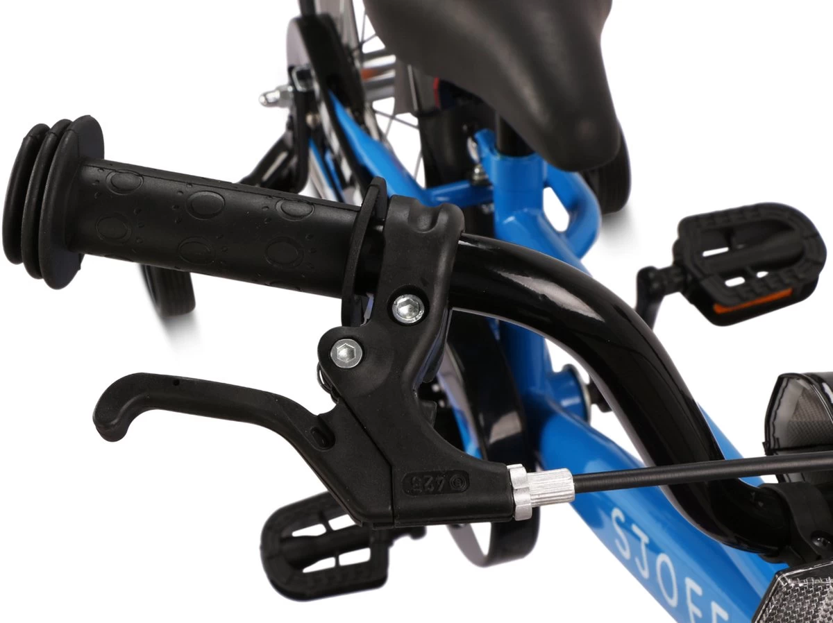 SJOEF Race Jongensfiets 14 Inch - Blauw - Afbeelding 4