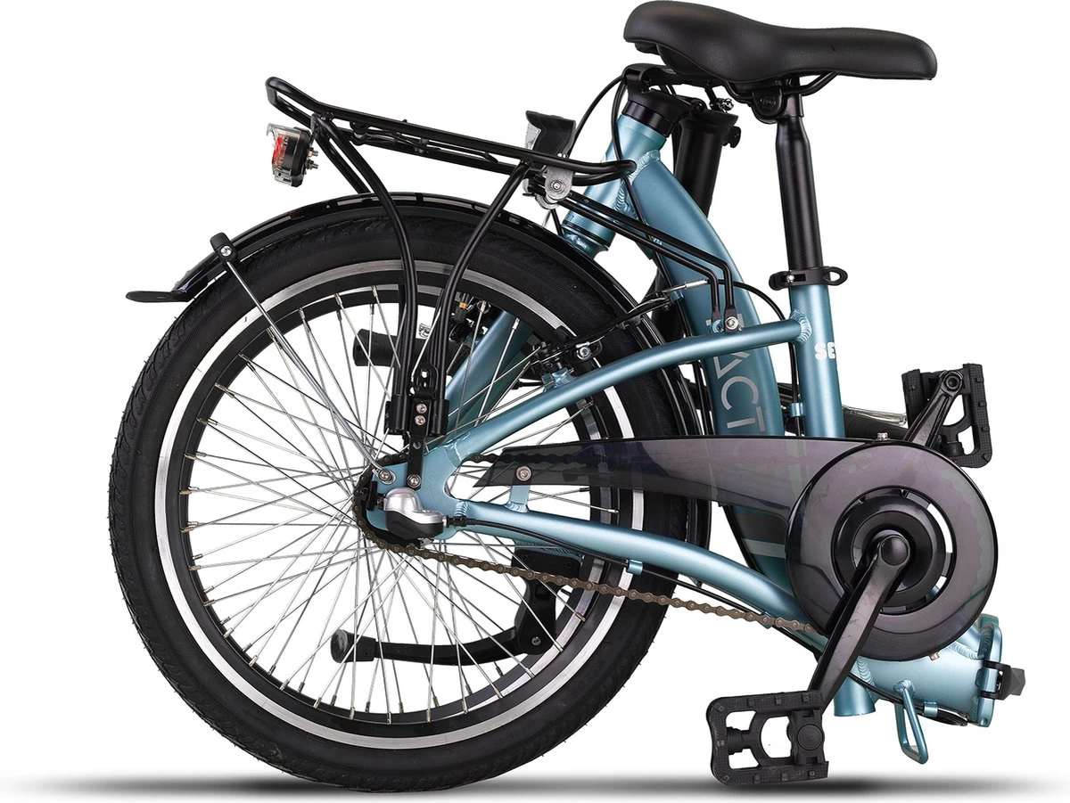 PACTO SEVEN FOLDING BIKE PATROL BLUE 3v VOUWFIETS PLOOIFIETS - Afbeelding 4