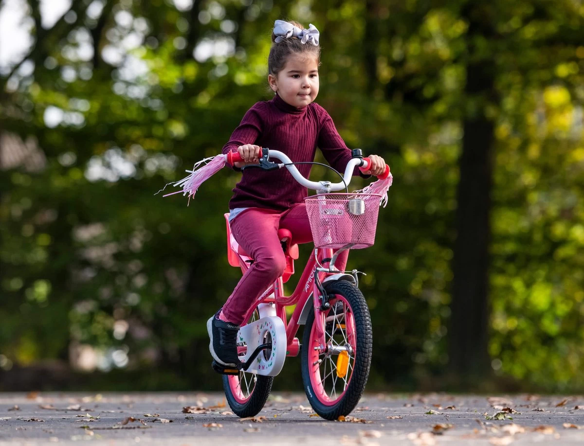 Amigo Magic Meisjesfiets - Kinderfiets 12 Inch - Roze - Afbeelding 5