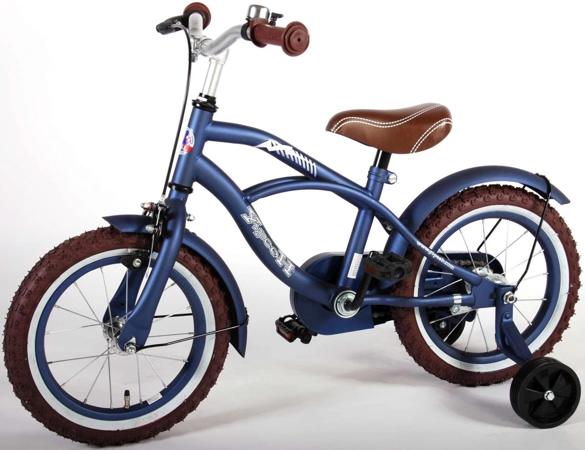 Volare Blue Cruiser Kinderfiets - Jongens - 14 Inch - Blauw - 95% Afgemonteerd - Afbeelding 8