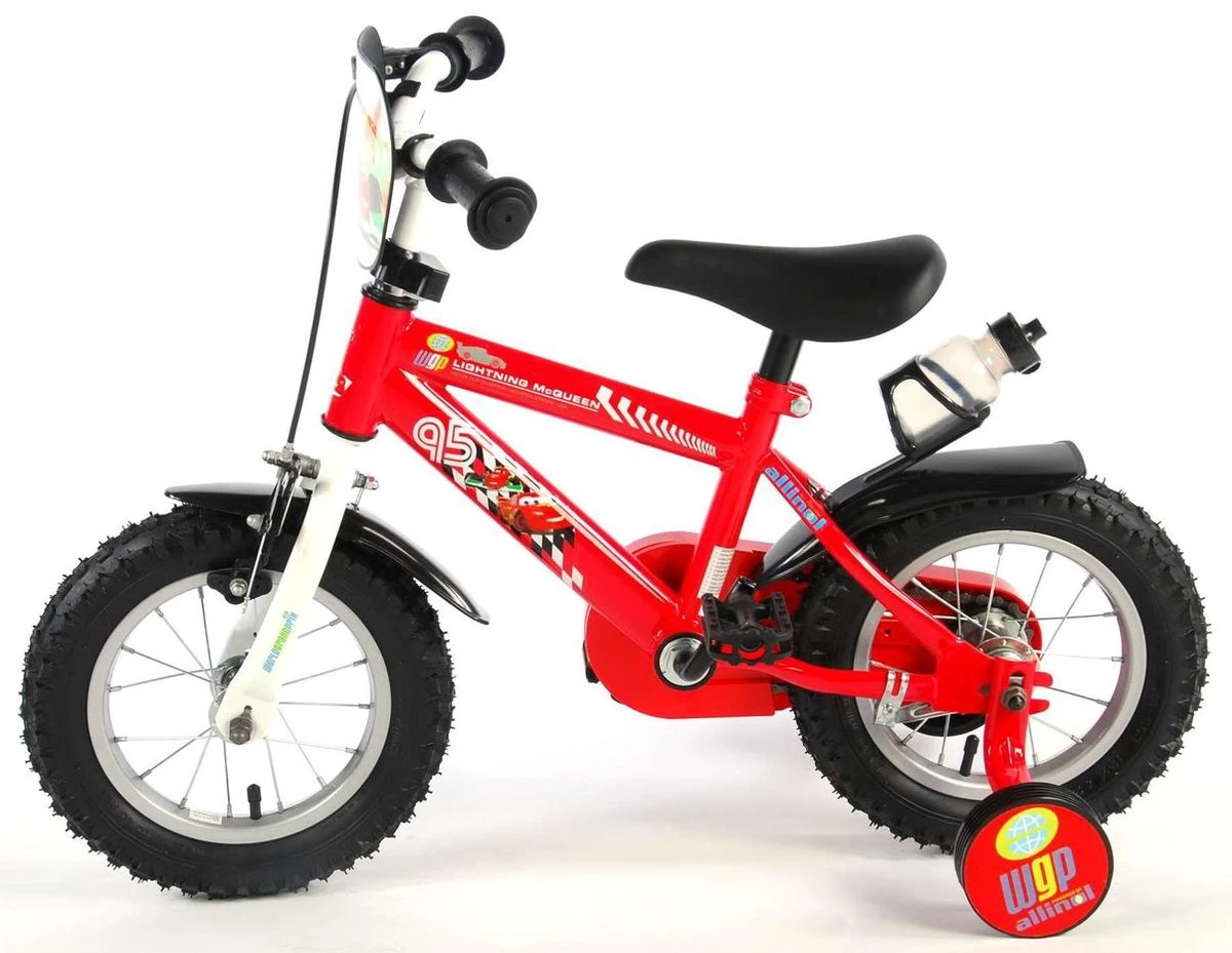 Volare Disney Cars Kinderfiets - Jongens - 12 Inch - Rood - Afbeelding 3
