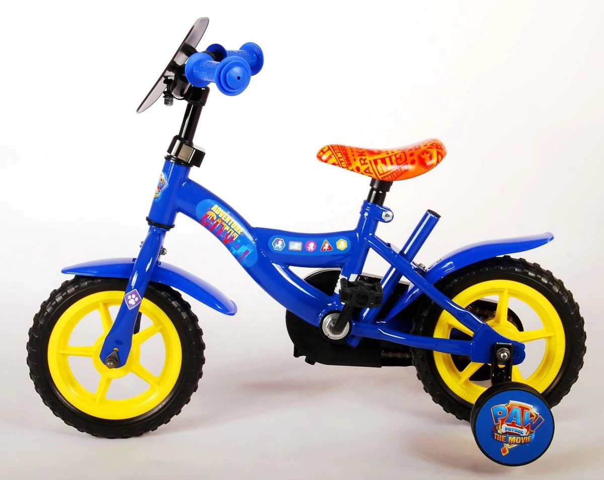 Nickelodeon Paw Patrol The Movie Kinderfiets - Jongens - 10 Inch - Blauw - Doortrapper - Afbeelding 9