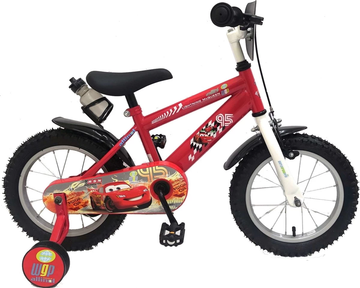 Volare Disney Cars Kinderfiets - Jongens - 12 Inch - Rood - Afbeelding 4