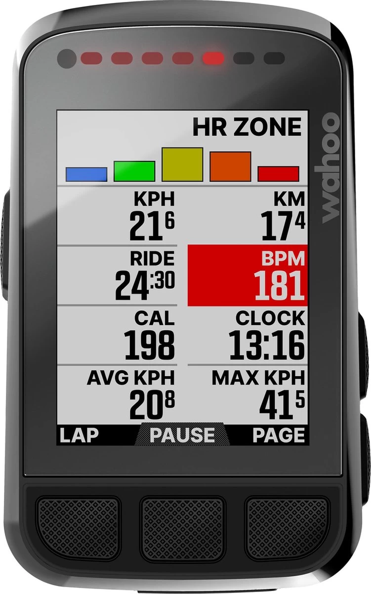 Wahoo Fitness Wahoo ELEMNT BOLT V2 GPS Fietscomputer - Zwart