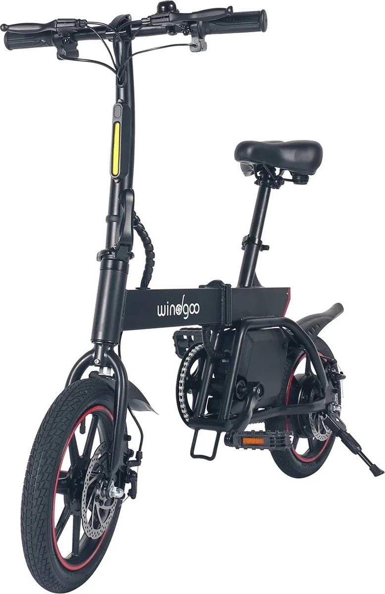 Merkloos Windgoo B20 V3- APP IOS Android - Elektrische Vouwfiets - E Bike - 7.8Ah Batterij - 250W - 14 Inch - 25 KM/H - Zwart - Afbeelding 4