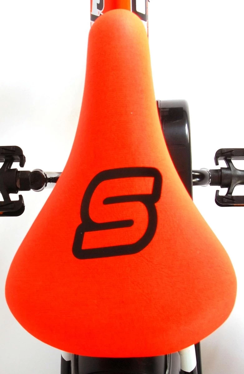 Volare Sportivo Kinderfiets - Jongens - 14 Inch - Neon Oranje/Zwart - 95% Afgemonteerd - Afbeelding 14